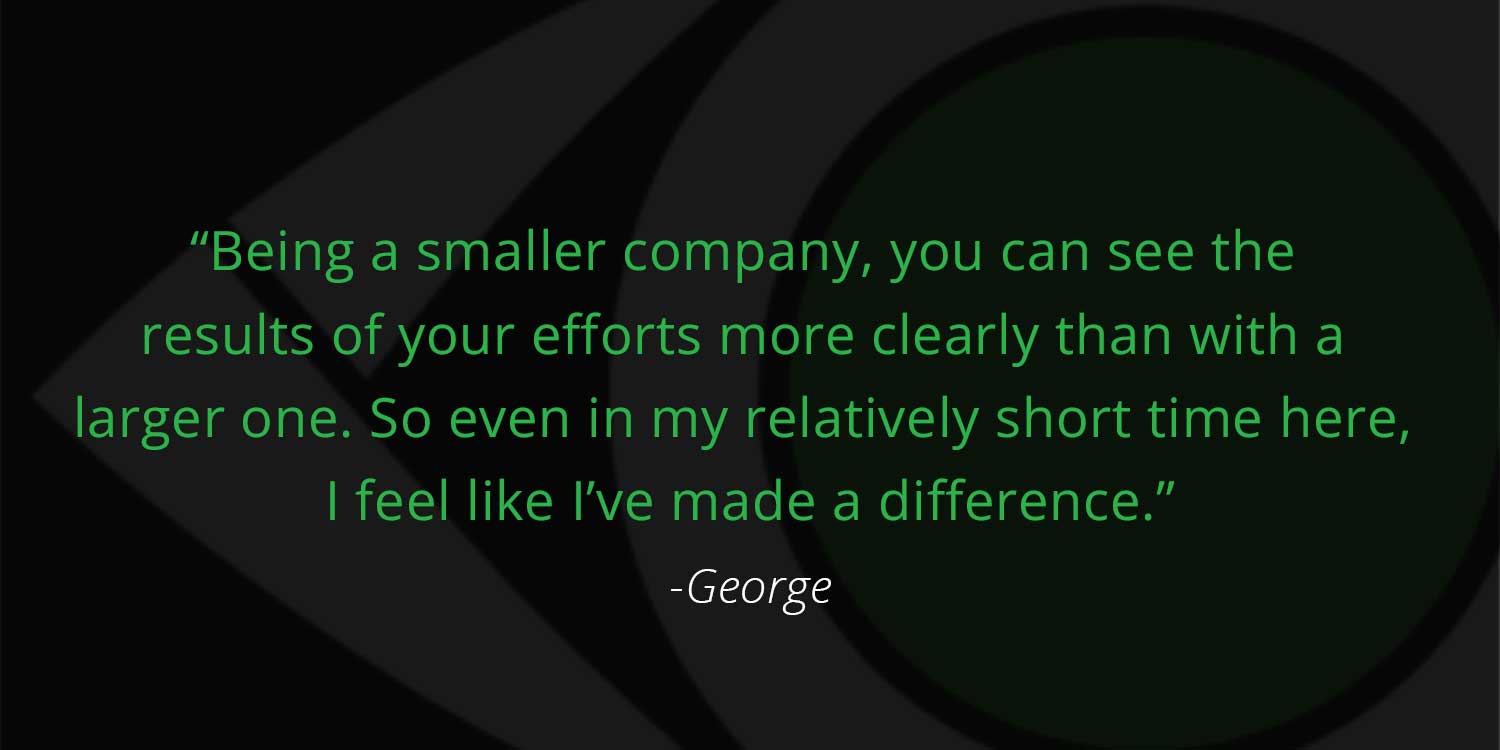 George Staff Spotlight Quote